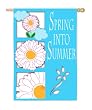 Spring into Summer Garden Size Flag