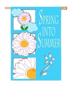 Spring into Summer Garden Size Flag