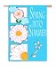 Spring into Summer Regular Size Applique Flag