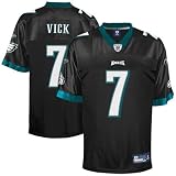 Michael Vick Jersey: Reebok Black Replica #7 Philadelphia Eagles Jersey