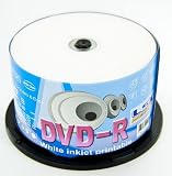 LSK DVD-R White Inkjet Printable 16X 120min / 4.7GB capacity (50 pk)
