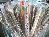 Chocolate Covered Pretzel Rods ASSORTED colored Theme 16 Pieces