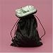 Rune Bags: Black and Silver Velvet