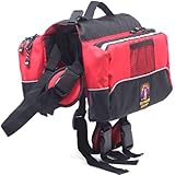 Kyjen Large Red Outward Hound Quick Release Dog Backpack