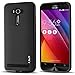 J&D Case Compatible for Zenfone 2 Laser Case, [Drop Protection] [Slim Cushion] Shock Resistant Protective TPU Slim Case for Zenfone 2 Laser ZE550KL/ZE551KL (5.5 inch) Bumper Case - Jelly Black