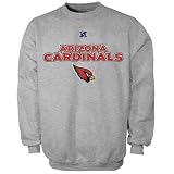 NFL Arizona Cardinals Ash Critical Victory III Crew Sweatshirt (Large)