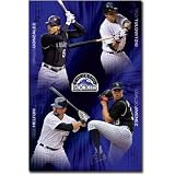 (24x36) Colorado Rockies 2011 Gonzalez Tulowitzki Jimenez Helton Sports Poster Print