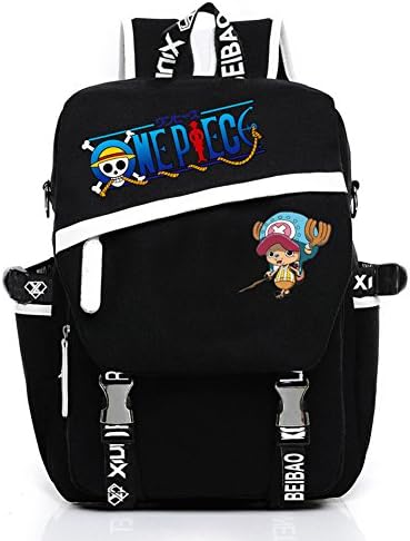 Anime One Piece Cosplay Bag Cool Canvas Unisex Backpack for Sale Style C