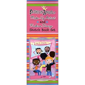 Make-Up Artist AND Fashion Design Sketch Book Set (Fashion Angels, Retail $24.95)