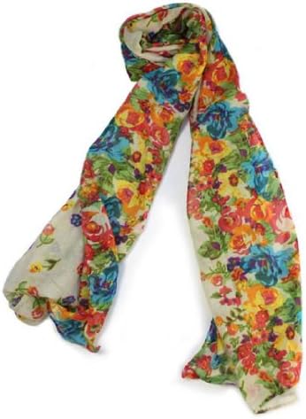 Sannysis 1PC Tosell Korean Soft Printing Shawl Scarf Long Stole Wrap For Girls (Beige)