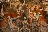 Wallmonkeys Peel and Stick Wall Decals - Detail of Hell from Last Judgment Fresco Cycle by Frederico Zuccaro and Giorgio Vasari - 18W x 12H Removable Graphic