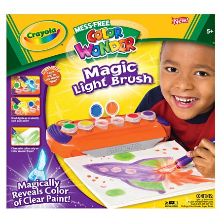 Childrens Toyshop  Toys : Crayola Color Wonder Magic Light Brush
