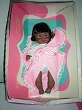 Vintage Collectible Toy Doll -- Precious Tears by Horsman -- a W. T. Grant Exclusive -- Black Baby Doll -- Precious Tears Cries Real Tears -- Folded Cradle in Box -- History of Dolls Booklet Included in Box -- NEW OLD STOCK