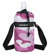 Pink Camo Water Bottle Holder Pink Camo Sport Bottles - GIFT IDEA for Fitness Golf Golfers Soccer Workout Gifts and Gift Ideas For Him Her Athletes Man Men, Women, Ladies Alumni Runners Joggers