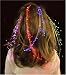 Set of three Glowbys Fiber-Optic Hair Barrettes, Light Strands