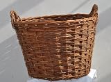 Wicker log basket