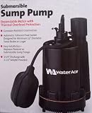1/4 HP Submersible Sump Pump 1260 GPH