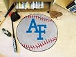 US Air Force Academy Baseball 29" Round Floor Mat (Rug) - Air Force Falcons NCAA College Athletics