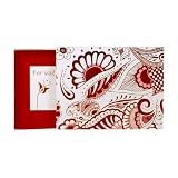 Gift Card Holder in Ruby Fire Design