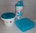 Tupperware Flower Power Lunch Set Tumbler Sandwich Keeper Servalier Bowl