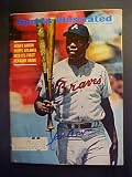 Hank Aaron Atlanta Braves Autographed August 18, 1969 Sport Illustrated Magazine