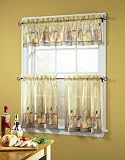 Tuscany Kitchen Curtain Valance