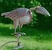 Garten Skulptur Waage Pendel Vogel HUHN Eisen antik 145 cm
