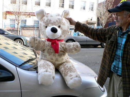 51XtMqZR6QL GIANT 40 TEDDY BEAR * SOFT FUR HAS BEAUTIFUL DESIGN OF FLOWERS EMBEDED IN IT * HUGE SOFT STUFFED JUMBO BIG PLUSH * AMERICAN MADE IN THE USA AMERICA