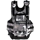 GXG Gen X Urban White Camo Paintball Tactical Vest + Tank Pouch