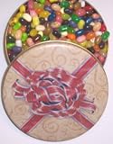 Scott's Cakes Assorted Mix Jelly Belly Jelly Beans in a Mini Bow Tin