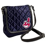 MLB Cleveland Indians Quilted Purse, Navy