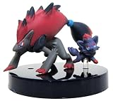 Pokemon Diamond and Pearl 1/40 Scale 2010 1.5" Mini Figures - Zorua & Zoroark (Pose B)