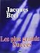 Brel Jacques : les Plus Grands Succes - chant + piano + accords
