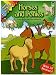 Horses and Ponies: Coloring and Sticker Fun (Dover Coloring Books) by Cathy Beylon, Nina Barbaresi, Coloring Books, Horses