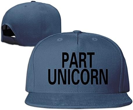 DaDaPAN Part Unicorn Adjustable Flat Baseball Hats Caps Navy