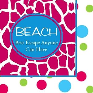 BEACH Cocktail Napkins