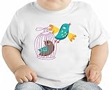 Bird cage オーガニックベビーTシャツ 12 - 18 Months