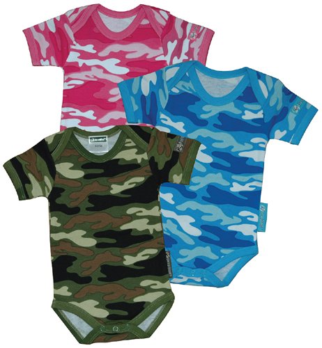 Childrens Toyshop   : Freshwear Camo Vests In Green, Blue Or Pink