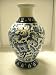 Chinese Blue & White Flowers Large Vase New