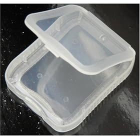 Plastic CF Compact Flash Card Case and Holder for CompactFlash Media Memory Cards - 3 pack (no... by Arnie's Supply