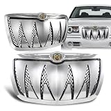 2005 - 2010 Chrysler 300 300C Chrome Front Shark Tooth Hood Bumper Grille w  MOPAR... by RS Type