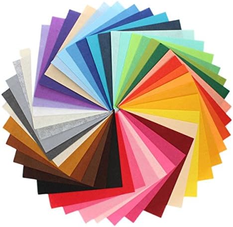 Nonwoven Fabric Sheet-VC Mall Disposable DIY Polyester Felt for Disposable Art and Decoration,15*30CM