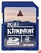 Kingston 8 GB Class 4 SDHC Flash Memory Card SD4/8GB