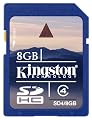 Kingston 8 GB Class 4 SDHC Flash Memory Card SD4/8GB