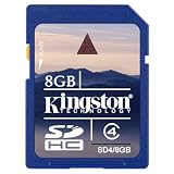 Kingston - Carte m�moire flash - 8 Go - Class 4 - SDHCpar Kingston Technology