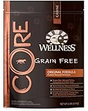 Wellness CORE Grain Free Original Turkey & Chicken Natural Dry Dog Food, 4-Pound Bag