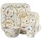 American Simplicity 16-pc. Square Dinnerware Set - Floral