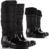 Ladies Winter Wellys Fur Ski Rain Wellingtons Womens Snow Boots Size 3 4 5 6 7 8
