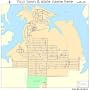 Street & Road Map of Diamond City, Arkansas AR - Printed poster size wall atlas of your home town