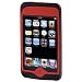 Electronics : Hama Trendy Silicone Case for iPod Touch 2G - Black/Orange, with Carrying Strap
